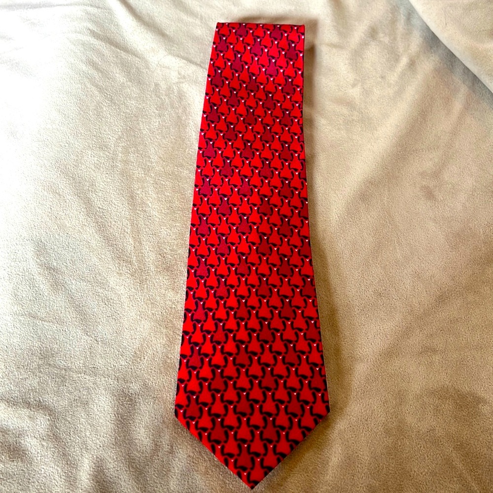 Go Red silk tie